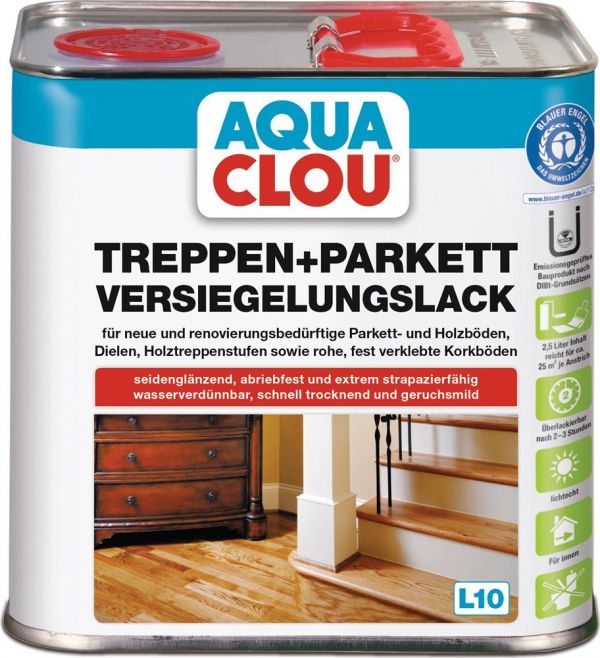 CLOU L10 farblos seidenglanz Treppen-/Parkettversiegelungslack