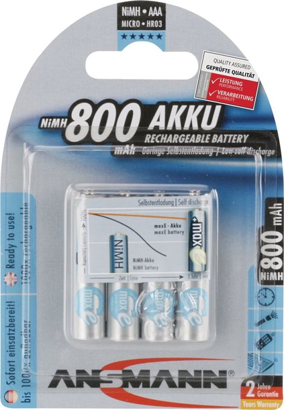ANSMANN maxE 1.2 V 800 mAh Akkuzelle
