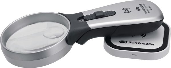 SCHWEIZER Tech-Line Induktion Vergrößerung 2x/4x Handleuchtlupe
