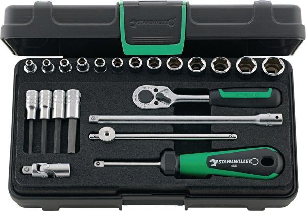 STAHLWILLE 40/44/17/5 KN 22-teilig  1/4 ″ Steckschlüsselsatz
