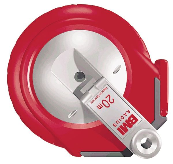 BMI RADIUS Länge 25 m Bandbreite 13 mm Kapselbandmaß