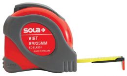 SOLA BIG T Länge 8 m Breite 25 mm mm/cm Taschenrollbandmaß