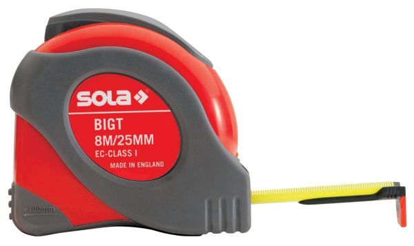 SOLA BIG T Länge 8 m Breite 25 mm mm/cm Taschenrollbandmaß