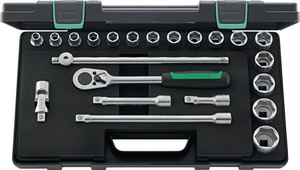 STAHLWILLE 52/16/6 22-teilig  1/2 ″ Steckschlüsselsatz