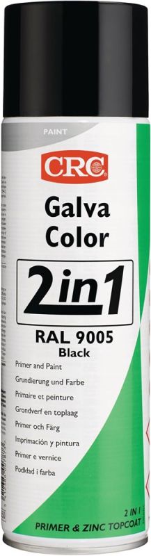 CRC GALVACOLOR tiefschwarz Farbschutzlackspray 2 in 1