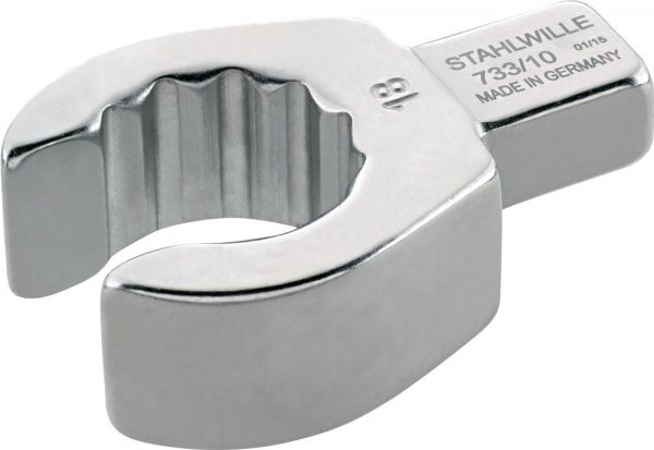 STAHLWILLE 733/10 22 Schlüsselweite 22 mm 9 x 12 mm Einsteckringschlüssel