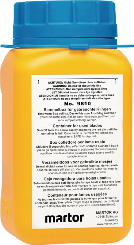 passend für gebrauchte Klingen Sammelbox