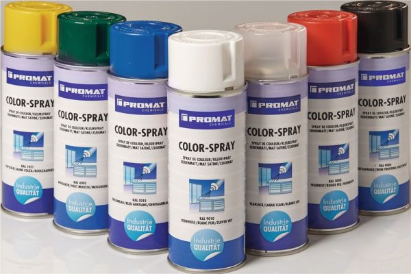 PROMAT CHEMICALS  tiefschwarz hochglänzend Colorspray