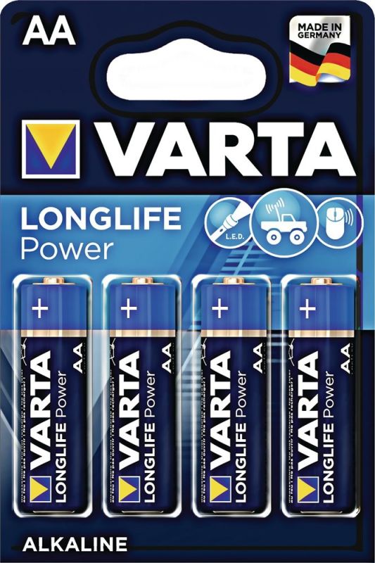 VARTA Longlife Power 1.5 V AA-AM3-Mignon 2960 mAh Batterie
