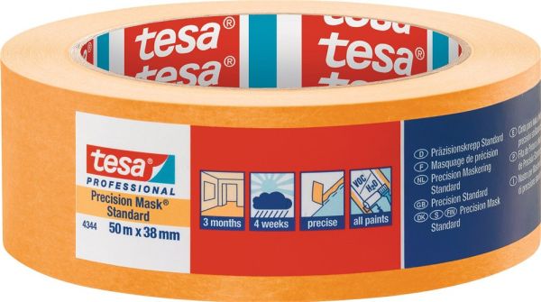TESA 4344 Standard glatt Präzisionskrepp