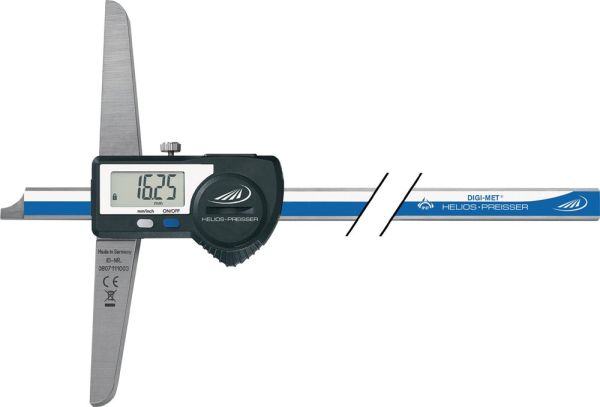 HELIOS PREISSER DIN 862 DIGI-MET® IP67 300 mm Tiefenmessschieber