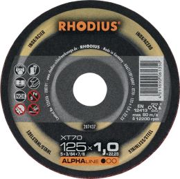 RHODIUS XT70 D115x1mm gerade Trennscheibe