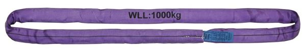 PROMAT DIN EN 1492-2 Umfang 3 m violett Rundschlinge