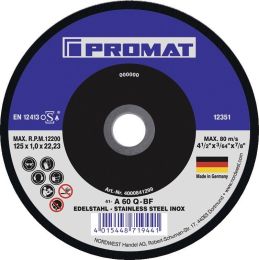 PROMAT Action D125x1mm gerade Trennscheibe