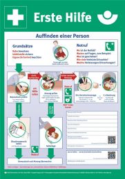 nach DGUV Information 204-001 L410xB590 mm Erste-Hilfe-Plan