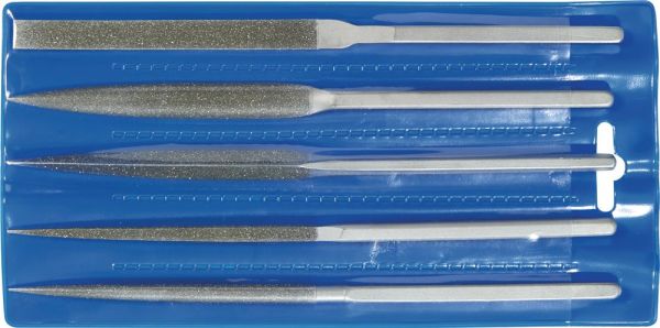 Länge 215 mm 5-teilig Diamanthabilisfeilensatz