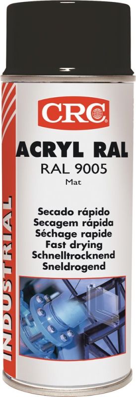 CRC ACRYL tiefschwarz matt Farbschutzlackspray