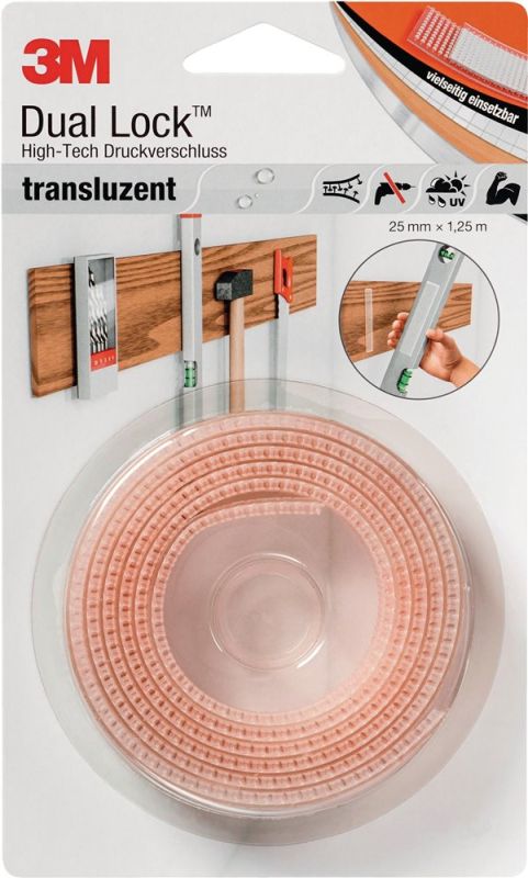 3M Dual Lock High Tech transluzent Druckverschluss