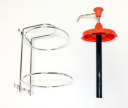 Dosierpumpe mit Halter