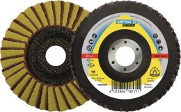KLINGSPOR SMT 850 Kombi Ø 115 mm Körnung 80 gewölbt Fächerscheibe