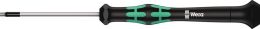 WERA 2054 6-KT. 2 mm  Klingenlänge 60 mm Elektronik-Feinmechanik-Schraubendreher