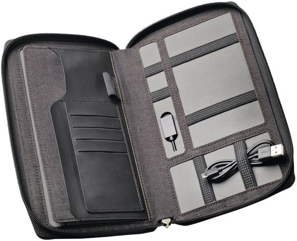 anthrazit Reisemappe