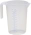 2000 ml Polypropylen transparent Messkanne