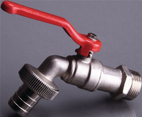 Messing vernickeltIG Nenngröße mm 19 Kugelauslaufventil