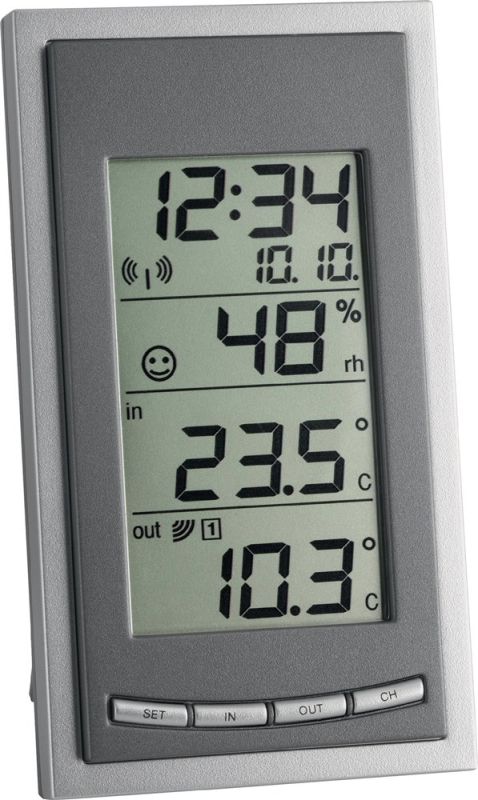 Messbereich außen -40 bis 60°C / Funkthermometer