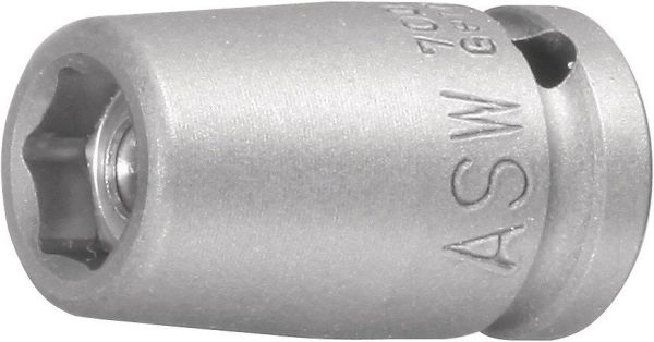 ASW 700 M 1/4 " Kraftschraubersteckschlüsseleinsatz