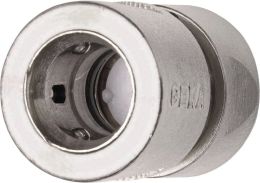 KARASTO GEKA plus-Stecksystem Messing vernickelt Schlauchgröße 13 mm Schlauchstück Wasserstop