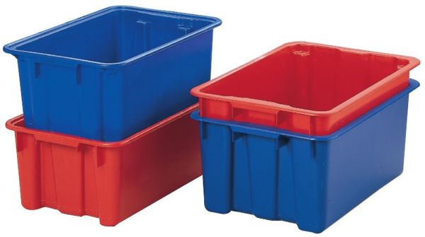 PP blau Drehstapelbehälter