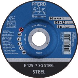 PFERD SG STEEL D180xS8.3mm Schruppscheibe
