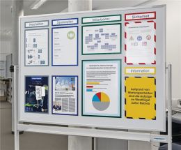 DIN A4 grau Magnetrahmen