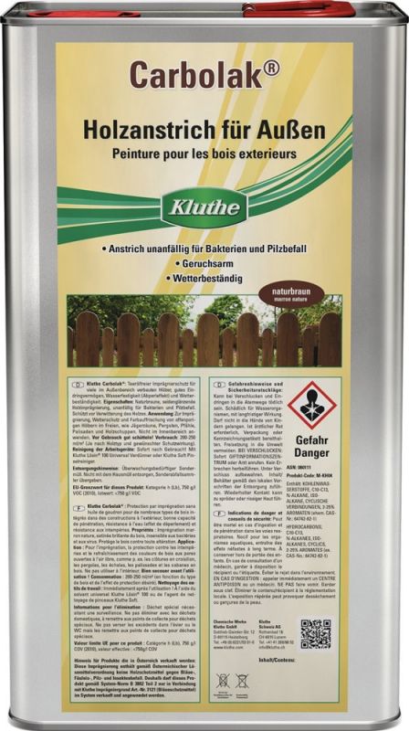 KLUTHE Carbolak® naturbraun Imprägniermittel