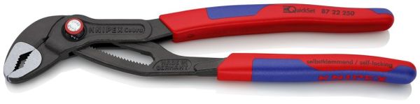 KNIPEX Cobra® Kap. Rohre D50 mm. Muttern bis SW 46 mm Wasserpumpenzange