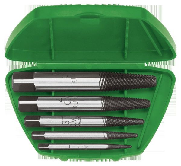 KUKKO Baureihe 49 6tlg. Schraubengewinde-D.3-45mm Schraubenausdrehersatz