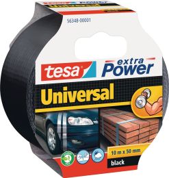 TESA extra Power® 56348 schwarz Gewebeband