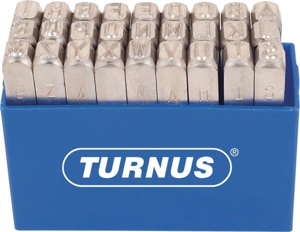 TURNUS 331 27-teilig  Großbuchstaben A - Z Schlagbuchstabensatz