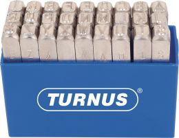 TURNUS 331 27-teilig  Großbuchstaben A - Z Schlagbuchstabensatz