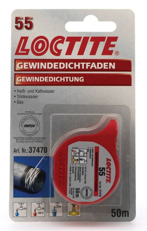 LOCTITE 55 50 m Gewindedichtfaden