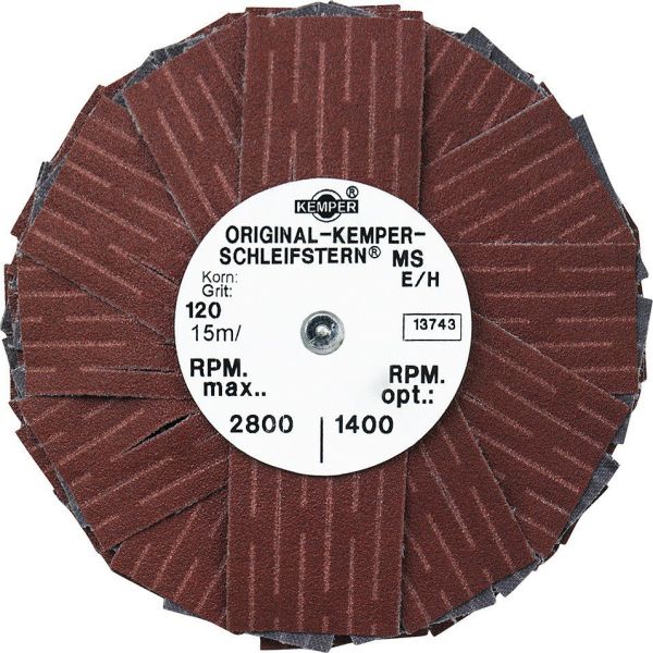 KEMPER MS Ø 80 mm Körnung P 120 Schleifstern