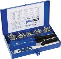 GESIPA Junior-Nietbox PolyGrip® 352 teilig Blindnietsortiment