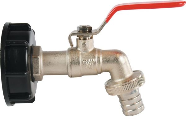 Messing/PVCIG 2 ″ Kugelauslaufhahn