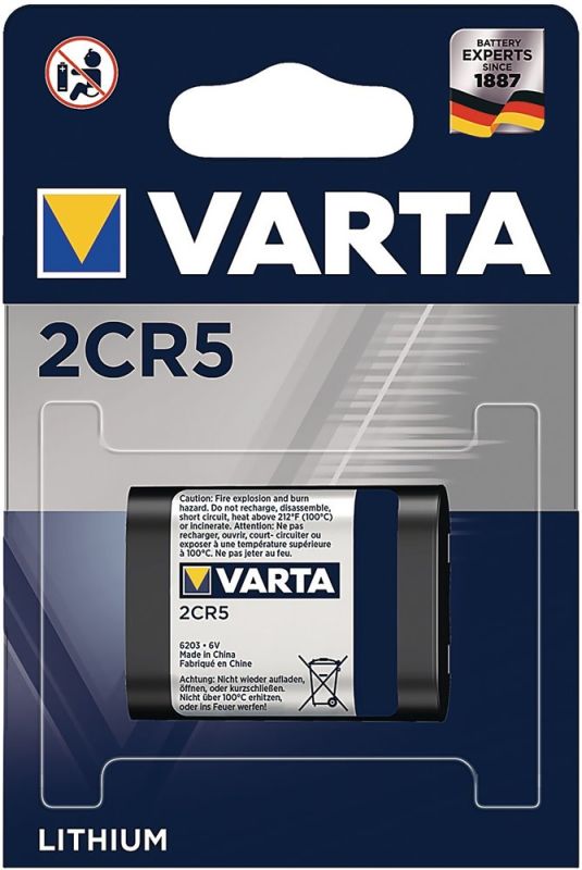 VARTA ULTRA Lithium 6 V 2CR5 1400 mAh Batterie