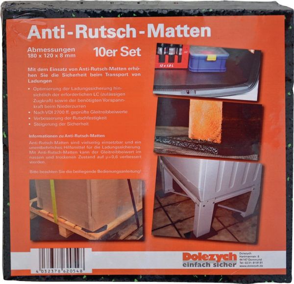 L12 cm B18 cm D8 mm Antirutschmatte