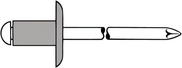 Nietschaft d x l 4 x 12 mm K12 Blindniet