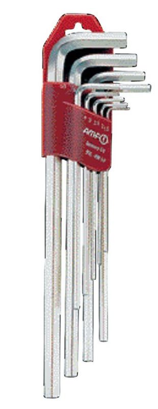 AMF 911L-HM9D 9-teilig  Kunststoffhalter Winkelschraubendrehersatz