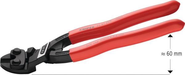 KNIPEX CoBolt Länge 200 mm Kunststoffüberzug Kompaktbolzenschneider