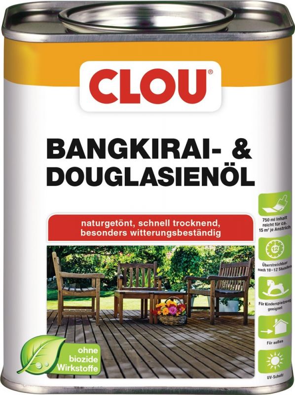 naturgetönt Bangkirai-/Douglasienöl